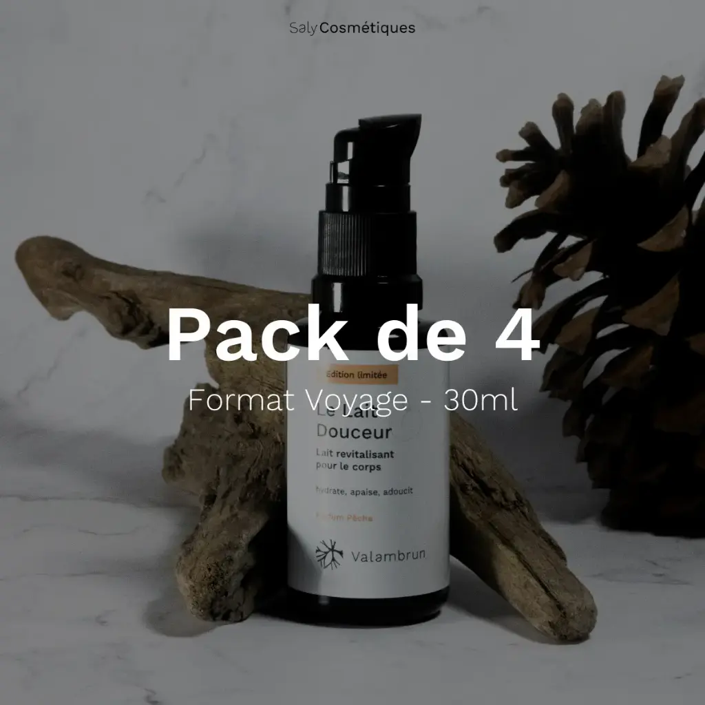 Douceur Body Milk Peach 30ml - Pack of 4