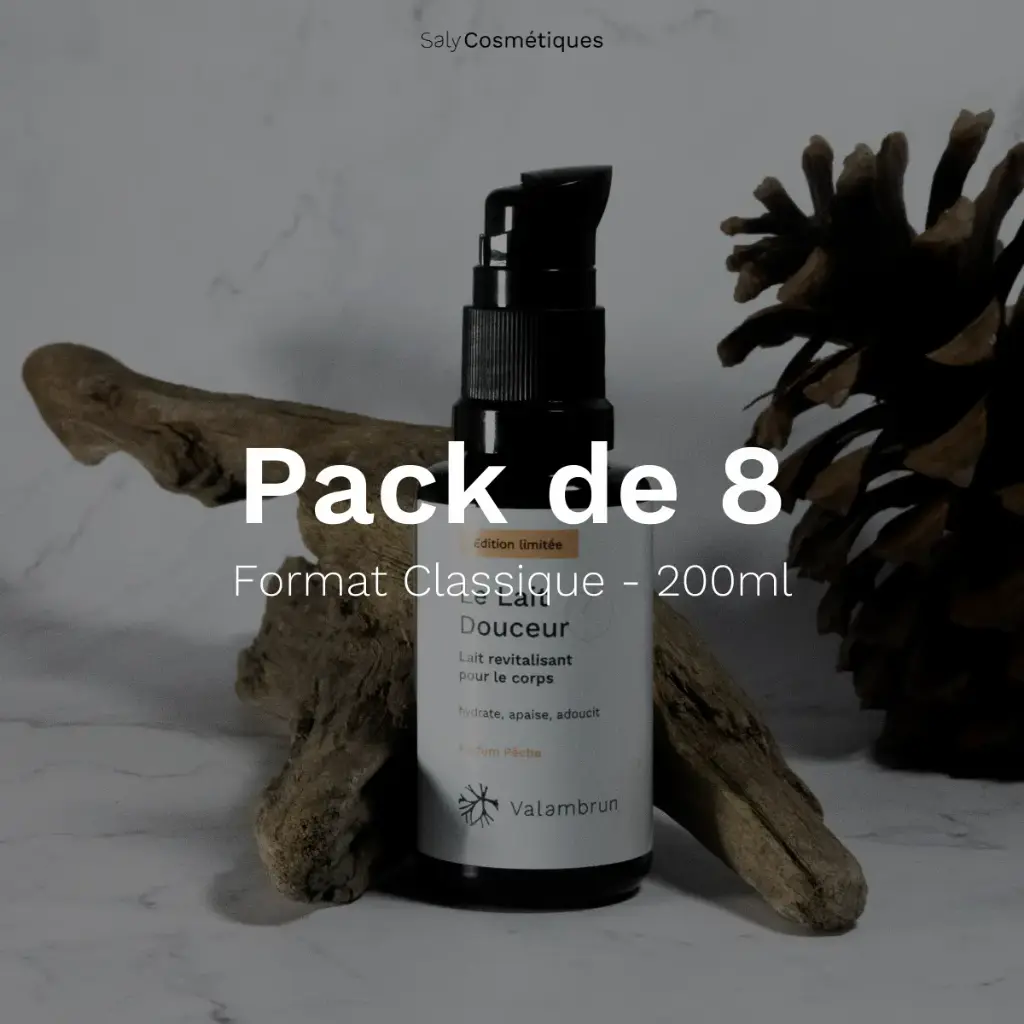 Le Lait Douceur Pêche 200ml - Pack de 8