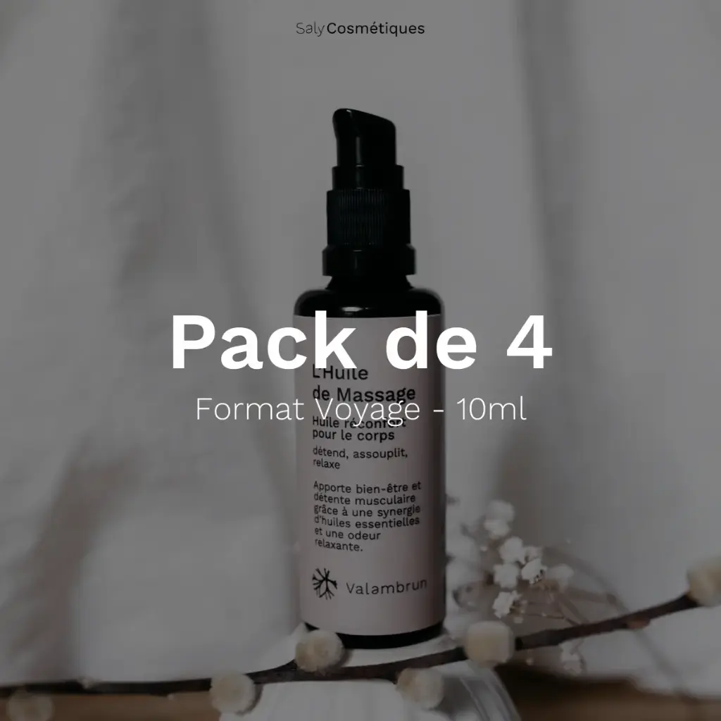 L'Huile de Massage 10ml - Pack de 4