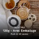 Savon Miel 120g Avec Emballage - Pack de 20