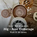 Savon Miel et Lavande 30g Avec Emballage - Pack de 20
