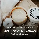 Savon Lait de Brebis et Figue 120g Avec Emballage - Pack de 20