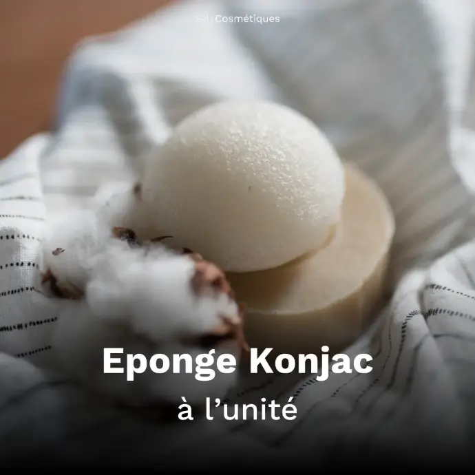 Éponge Konjac (à l'unité)