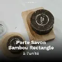 Porte Savon en Bambou - Rectangle (à l'unité)