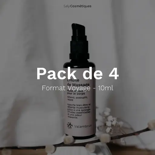 [B2B-VH003H-X04] L'Huile de Massage 10ml - Pack de 4