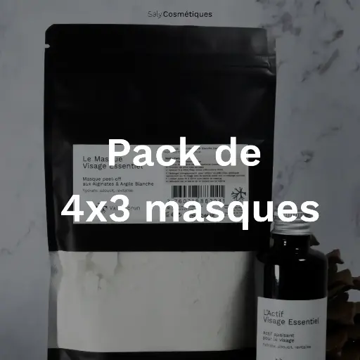 [B2B-MV001C-X04] Le Masque Essentiel - Pack de 4 x 3 Masques