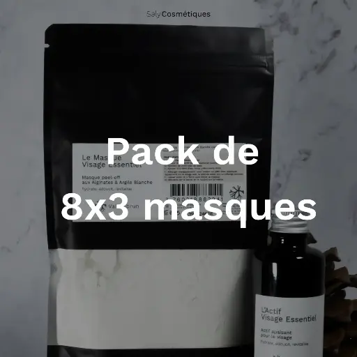 [B2B-MV001C-X08] Le Masque Essentiel - Pack de 8 x 3 Masques