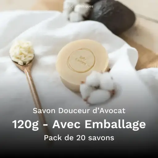 [B2B-SA003CA-X20] Savon Douceur d'Avocat 120g Avec Emballage - Pack de 20