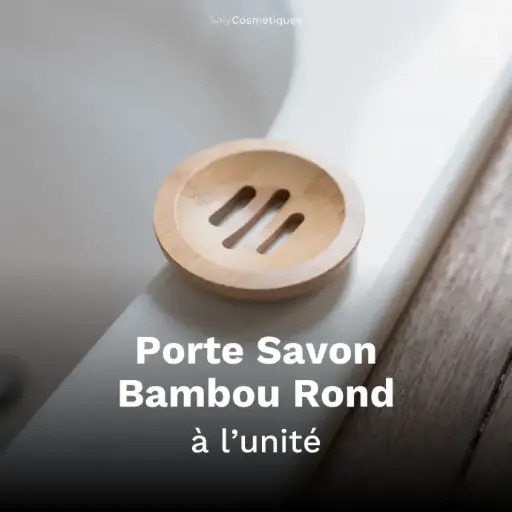 [B2B-AC007O-X01] Porte Savon en Bambou - Rond (à l'unité)