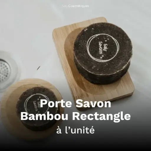 [B2B-AC007R-X01] Porte Savon en Bambou - Rectangle (à l'unité)